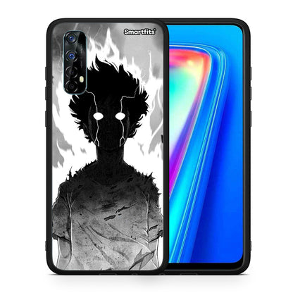 Θήκη Realme 7 Anime Boy από τη Smartfits με σχέδιο στο πίσω μέρος και μαύρο περίβλημα | Realme 7 Anime Boy case with colorful back and black bezels