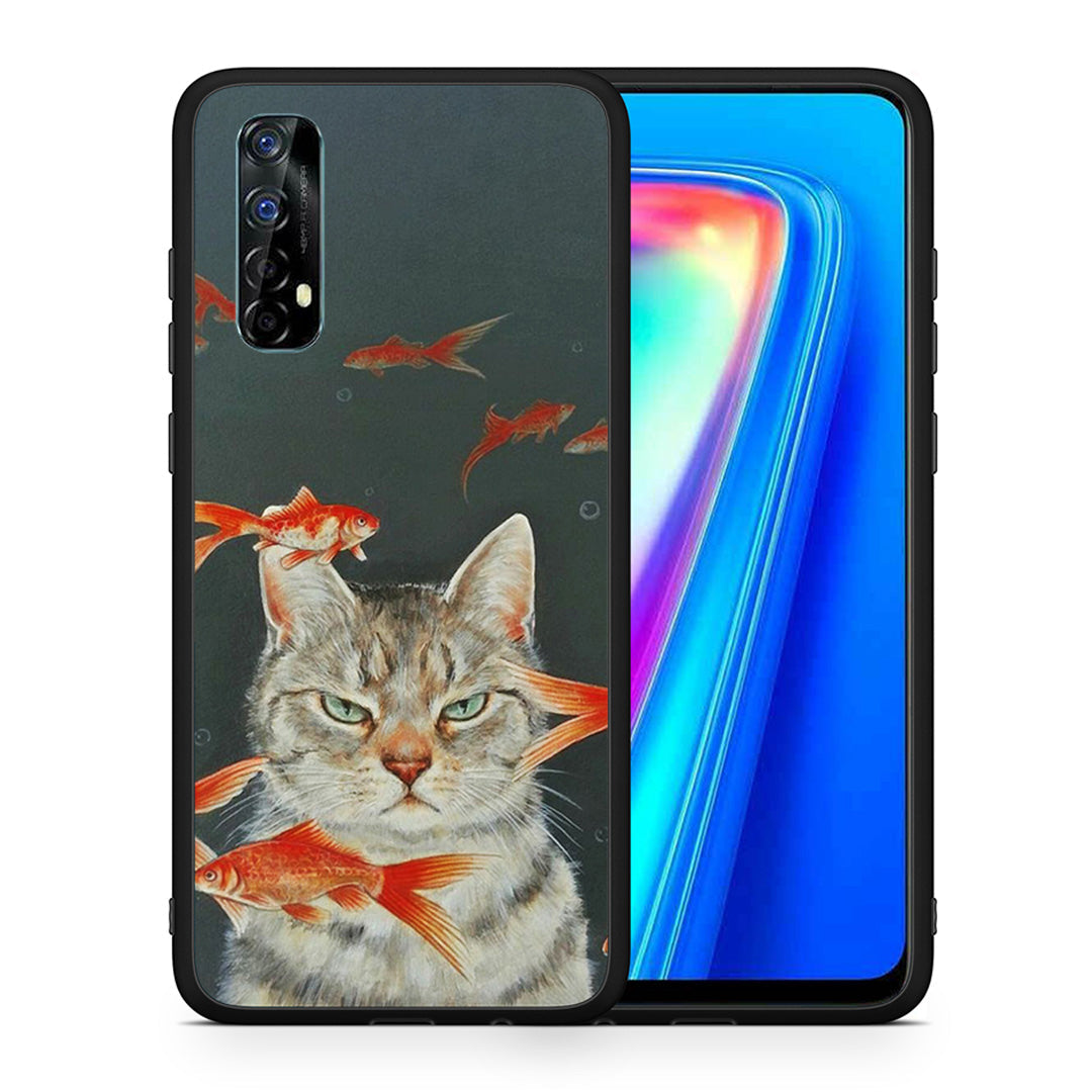 Cat Goldfish - Realme 7 θήκη