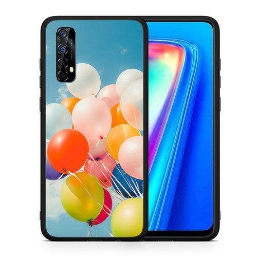 Colorful Balloons - Realme 7 θήκη