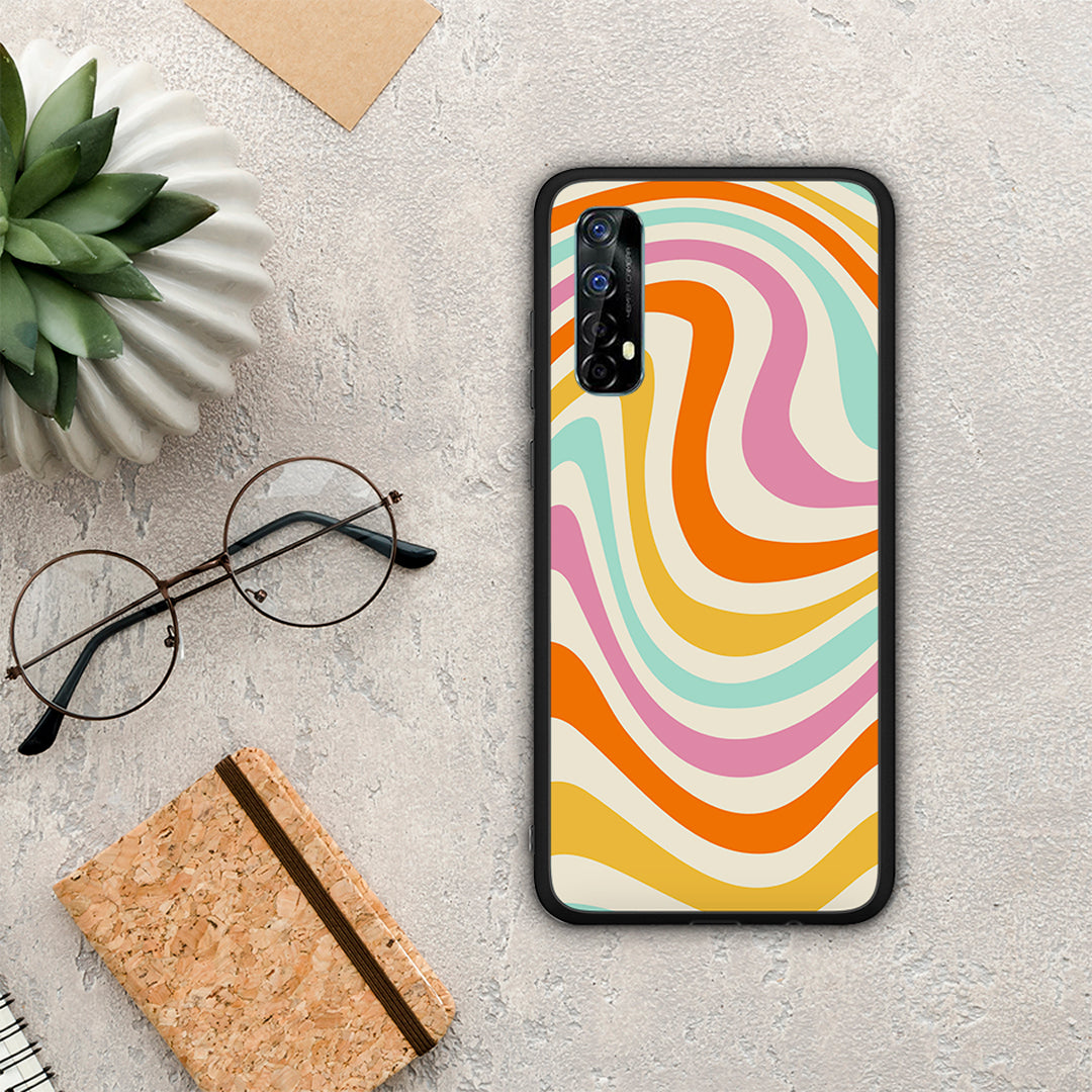 Colourful Waves - Realme 7 θήκη