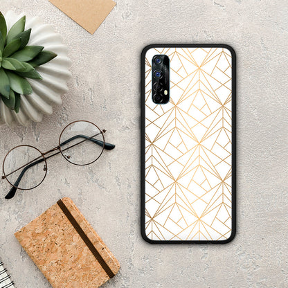 Geometric Luxury White - Realme 7 θήκη