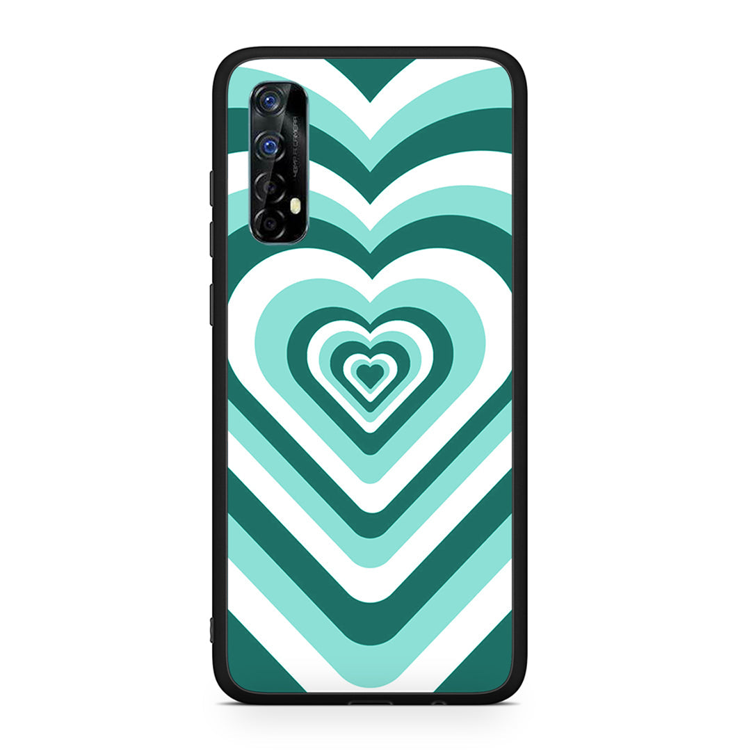 Green Hearts - Realme 7 θήκη