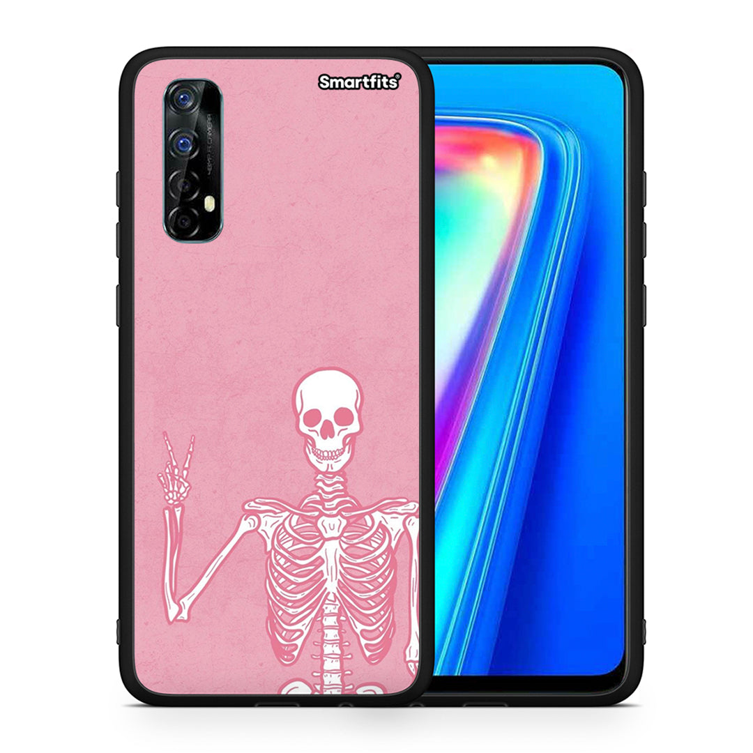Θήκη Realme 7 Halloween Motivation από τη Smartfits με σχέδιο στο πίσω μέρος και μαύρο περίβλημα | Realme 7 Halloween Motivation case with colorful back and black bezels