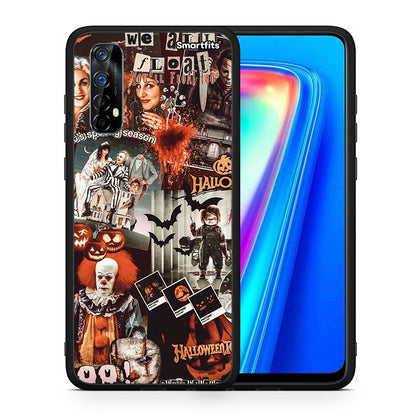 Θήκη Realme 7 Halloween Spooky Season από τη Smartfits με σχέδιο στο πίσω μέρος και μαύρο περίβλημα | Realme 7 Halloween Spooky Season case with colorful back and black bezels