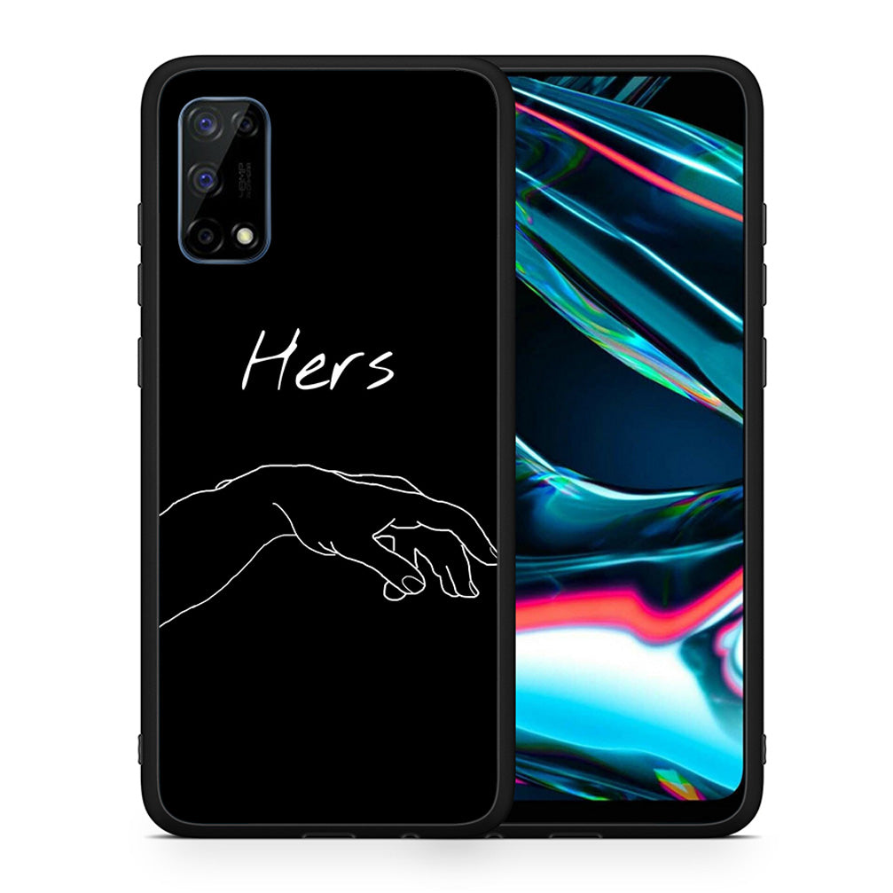 Θήκη Αγίου Βαλεντίνου Realme 7 Pro Aeshetic Love 1 από τη Smartfits με σχέδιο στο πίσω μέρος και μαύρο περίβλημα | Realme 7 Pro Aeshetic Love 1 case with colorful back and black bezels