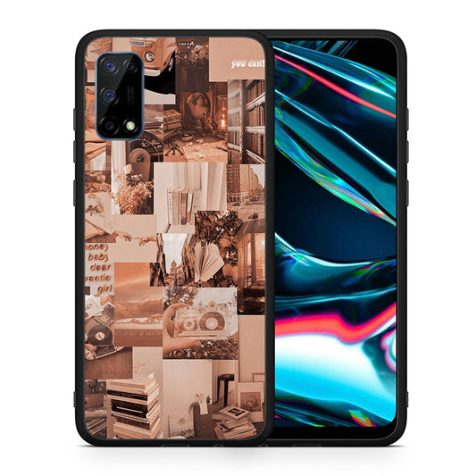 Θήκη Αγίου Βαλεντίνου Realme 7 Pro Collage You Can από τη Smartfits με σχέδιο στο πίσω μέρος και μαύρο περίβλημα | Realme 7 Pro Collage You Can case with colorful back and black bezels