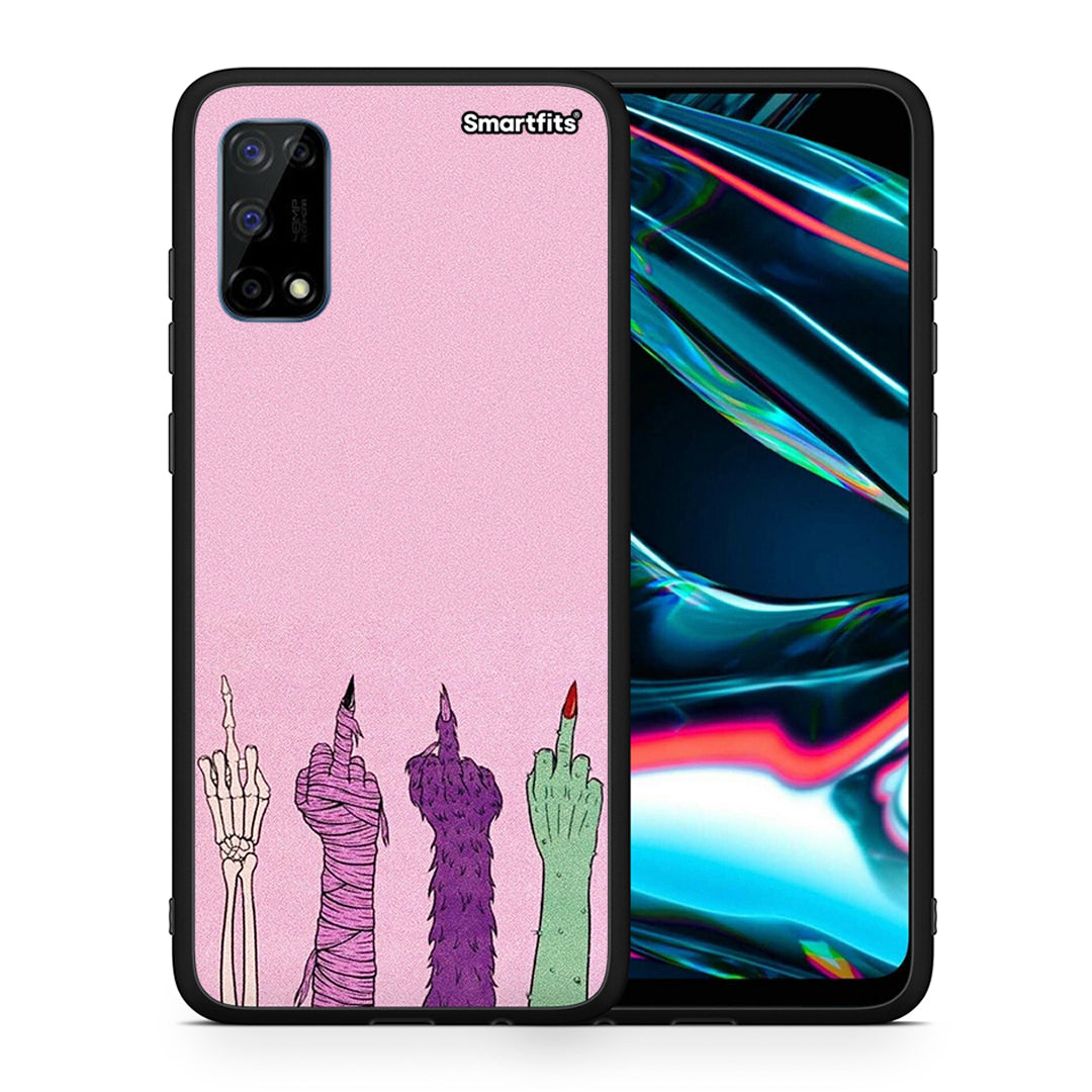 Θήκη Realme 7 Pro Halloween Be A Lady από τη Smartfits με σχέδιο στο πίσω μέρος και μαύρο περίβλημα | Realme 7 Pro Halloween Be A Lady case with colorful back and black bezels