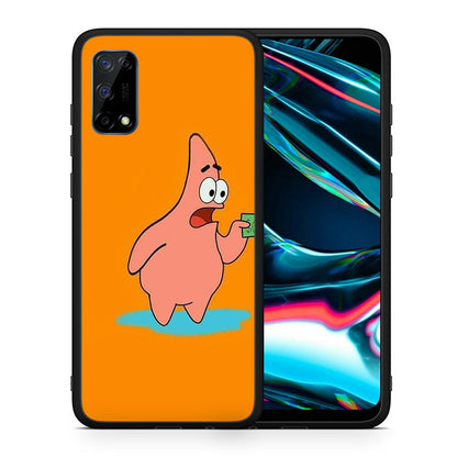 Θήκη Αγίου Βαλεντίνου Realme 7 Pro No Money 1 από τη Smartfits με σχέδιο στο πίσω μέρος και μαύρο περίβλημα | Realme 7 Pro No Money 1 case with colorful back and black bezels