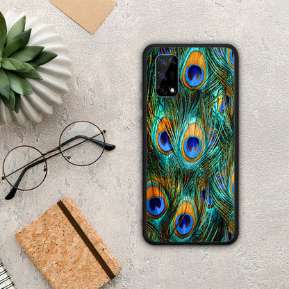 Real Peacock Feathers - Realme 7 Pro θήκη