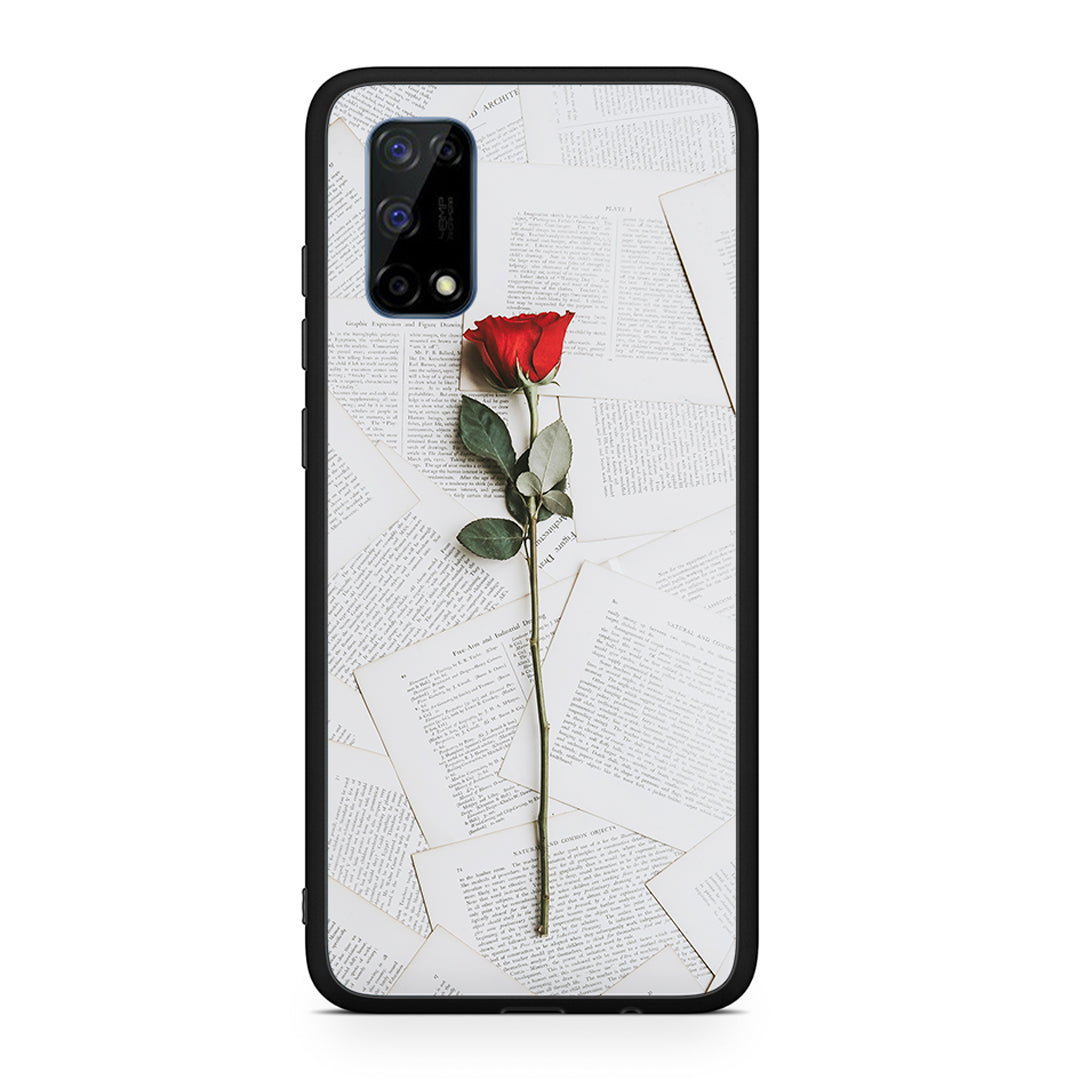 Red Rose - Realme 7 Pro θήκη