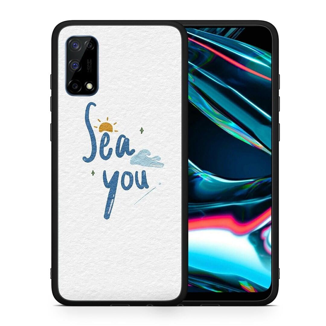 Θήκη Realme 7 Pro Sea You από τη Smartfits με σχέδιο στο πίσω μέρος και μαύρο περίβλημα | Realme 7 Pro Sea You case with colorful back and black bezels