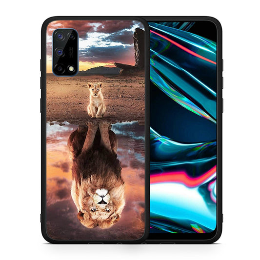 Θήκη Αγίου Βαλεντίνου Realme 7 Pro Sunset Dreams από τη Smartfits με σχέδιο στο πίσω μέρος και μαύρο περίβλημα | Realme 7 Pro Sunset Dreams case with colorful back and black bezels