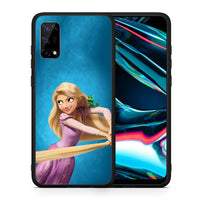 Thumbnail for Θήκη Αγίου Βαλεντίνου Realme 7 Pro Tangled 2 από τη Smartfits με σχέδιο στο πίσω μέρος και μαύρο περίβλημα | Realme 7 Pro Tangled 2 case with colorful back and black bezels