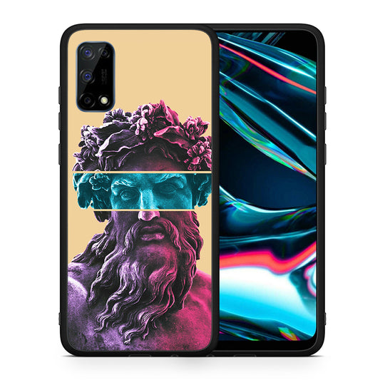 Θήκη Αγίου Βαλεντίνου Realme 7 Pro Zeus Art από τη Smartfits με σχέδιο στο πίσω μέρος και μαύρο περίβλημα | Realme 7 Pro Zeus Art case with colorful back and black bezels