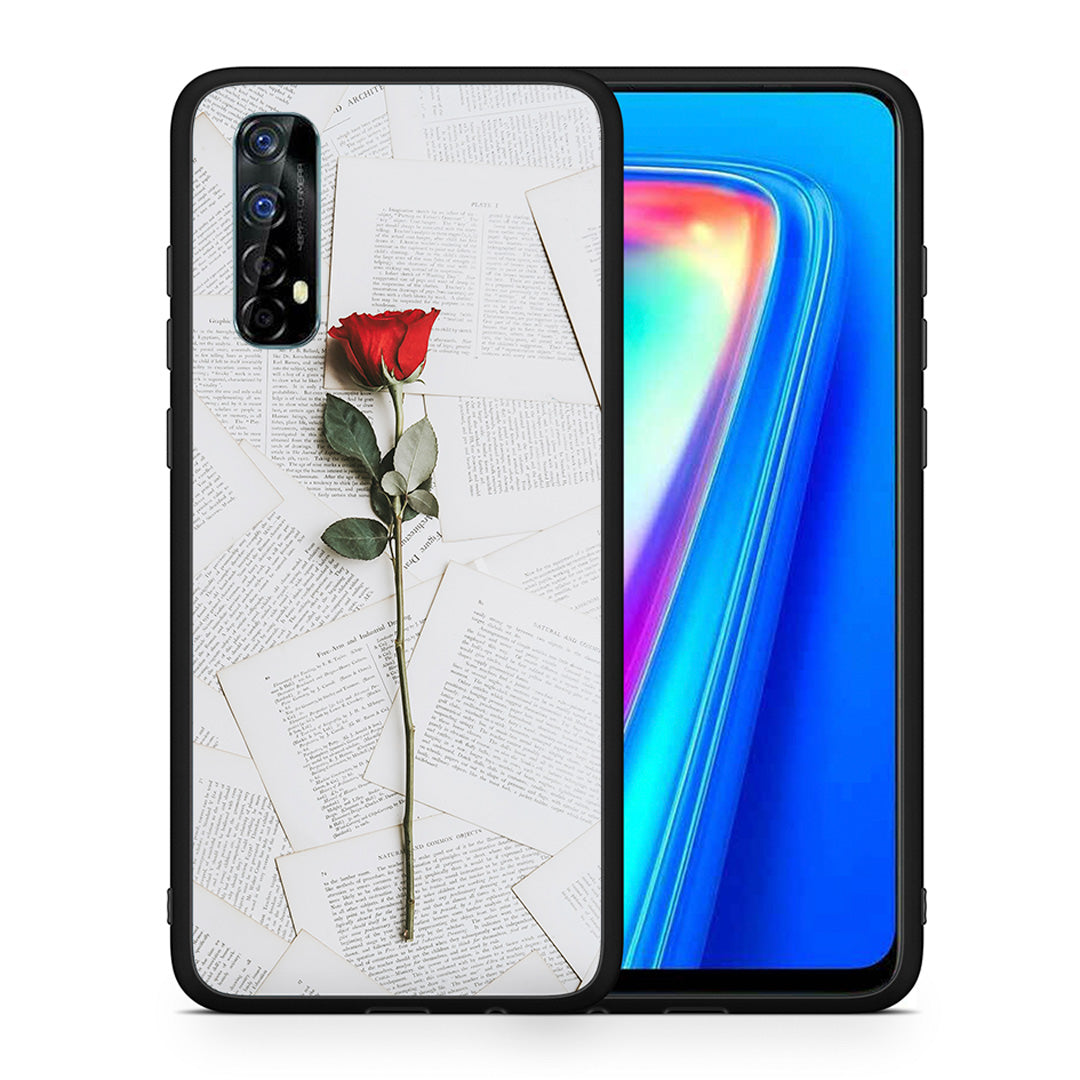 Red Rose - Realme 7 θήκη