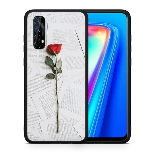 Red Rose - Realme 7 θήκη