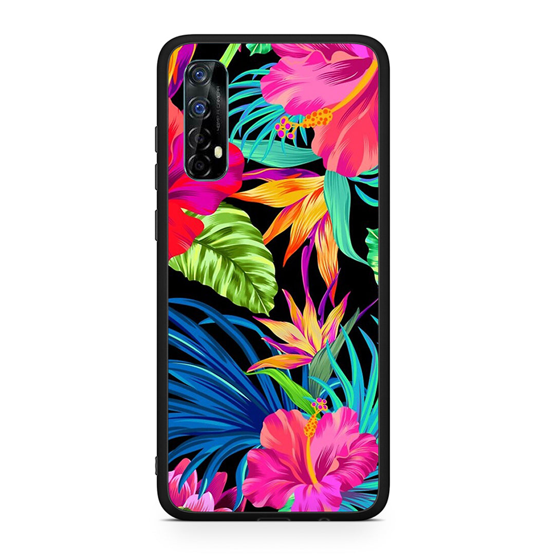 Tropical Flowers - Realme 7 θήκη