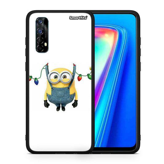 Xmas Minion Lights - Realme 7 θήκη