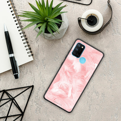 Boho Pink Feather - Realme 7i / C25 θήκη