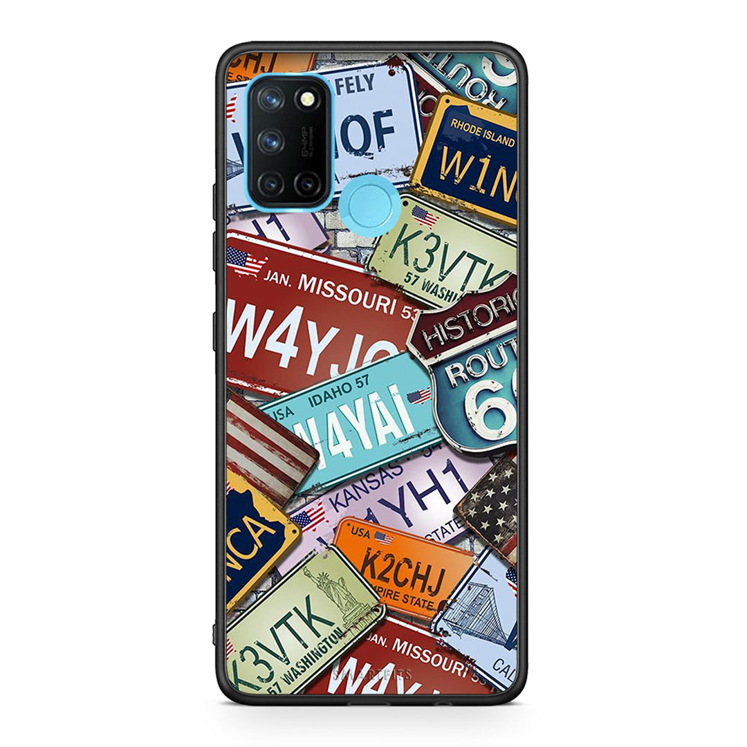 Car Plates - Realme 7i / C25 θήκη