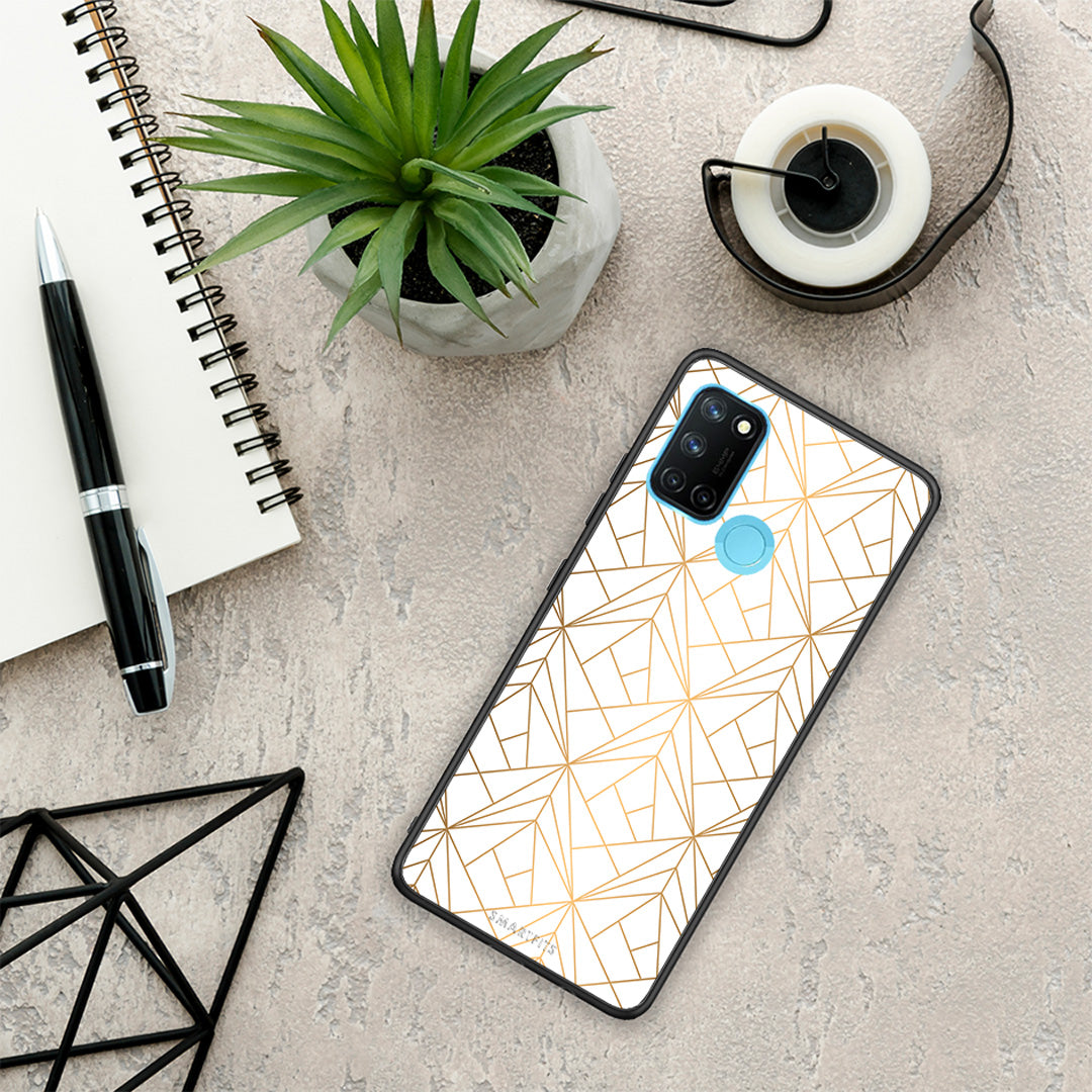 Geometric Luxury White - Realme 7i / C25 θήκη