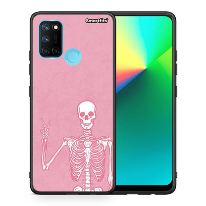 Θήκη Realme 7i / C25 Halloween Motivation από τη Smartfits με σχέδιο στο πίσω μέρος και μαύρο περίβλημα | Realme 7i / C25 Halloween Motivation case with colorful back and black bezels