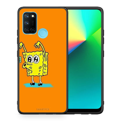 Θήκη Αγίου Βαλεντίνου Realme 7i / C25 No Money 2 από τη Smartfits με σχέδιο στο πίσω μέρος και μαύρο περίβλημα | Realme 7i / C25 No Money 2 case with colorful back and black bezels