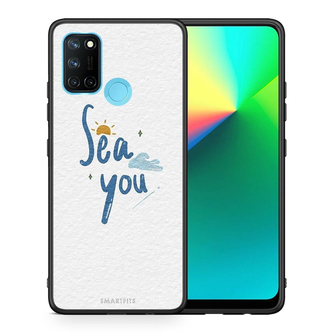 Θήκη Realme 7i / C25 Sea You από τη Smartfits με σχέδιο στο πίσω μέρος και μαύρο περίβλημα | Realme 7i / C25 Sea You case with colorful back and black bezels