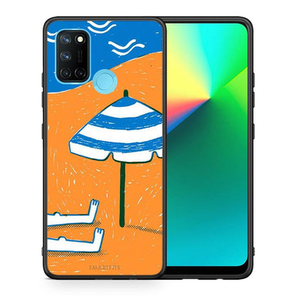 Θήκη Realme 7i / C25 Summering από τη Smartfits με σχέδιο στο πίσω μέρος και μαύρο περίβλημα | Realme 7i / C25 Summering case with colorful back and black bezels