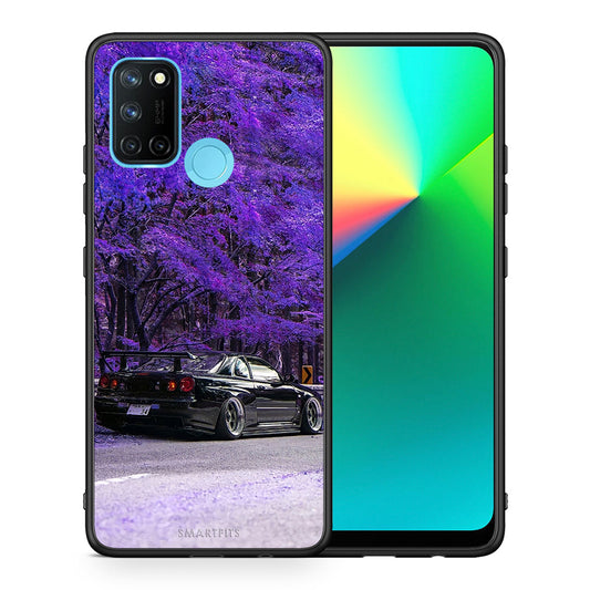Θήκη Αγίου Βαλεντίνου Realme 7i / C25 Super Car από τη Smartfits με σχέδιο στο πίσω μέρος και μαύρο περίβλημα | Realme 7i / C25 Super Car case with colorful back and black bezels