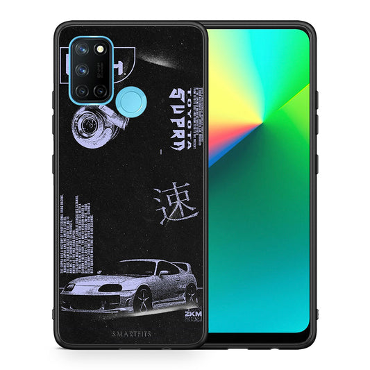 Θήκη Αγίου Βαλεντίνου Realme 7i / C25 Tokyo Drift από τη Smartfits με σχέδιο στο πίσω μέρος και μαύρο περίβλημα | Realme 7i / C25 Tokyo Drift case with colorful back and black bezels
