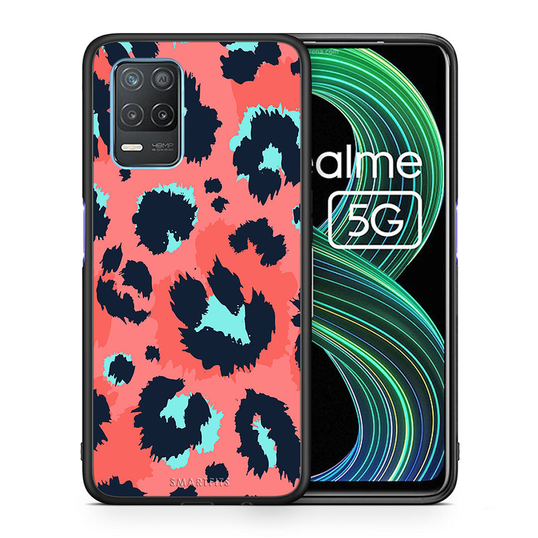 Animal Pink Leopard - Realme 8 5G θήκη