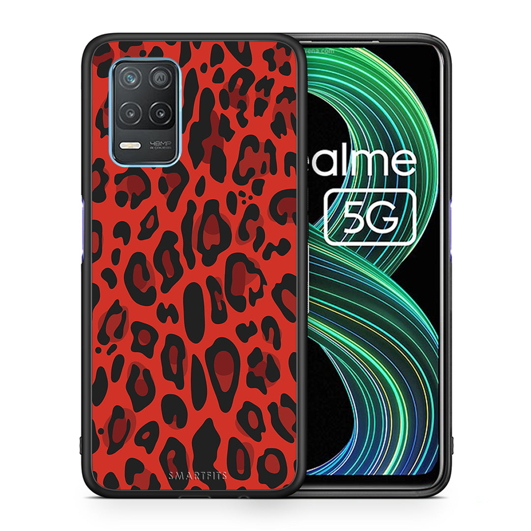 Animal Red Leopard - Realme 8 5G θήκη