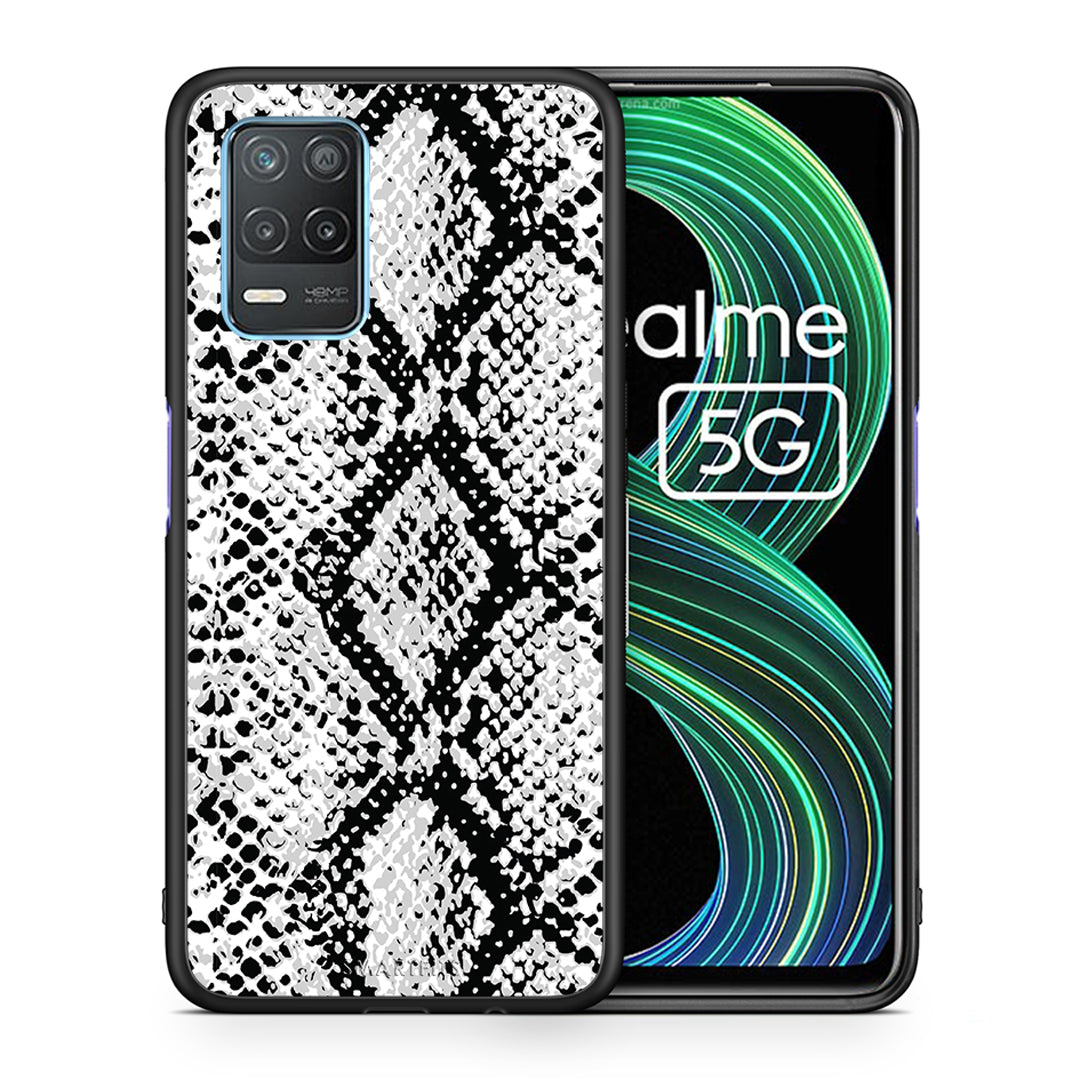 Animal White Snake - Realme 8 5G θήκη