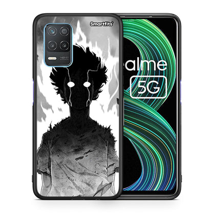 Θήκη Realme 8 5G Anime Boy από τη Smartfits με σχέδιο στο πίσω μέρος και μαύρο περίβλημα | Realme 8 5G Anime Boy case with colorful back and black bezels