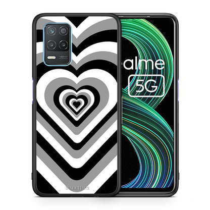 Black Hearts - Realme 8 5G θήκη