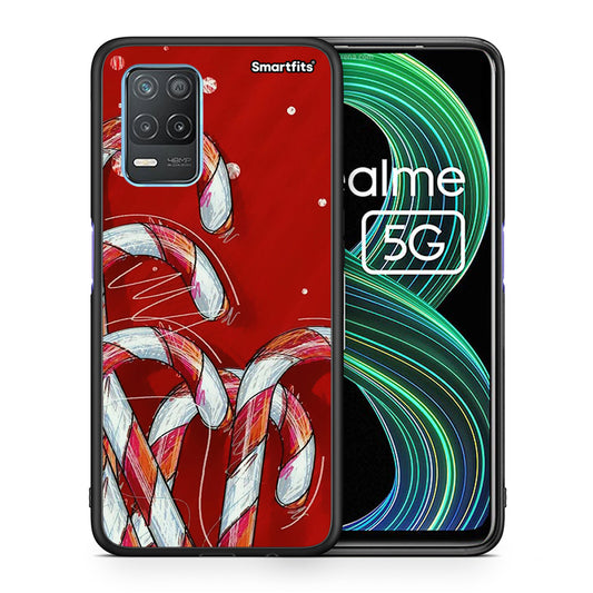 Candy Cane - Realme 8 5G θήκη