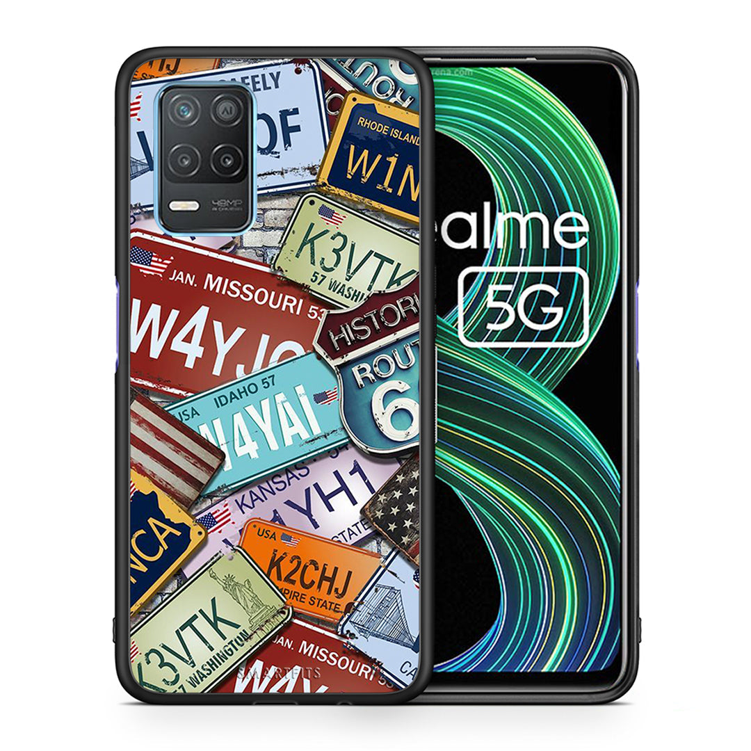 Car Plates - Realme 8 5G θήκη