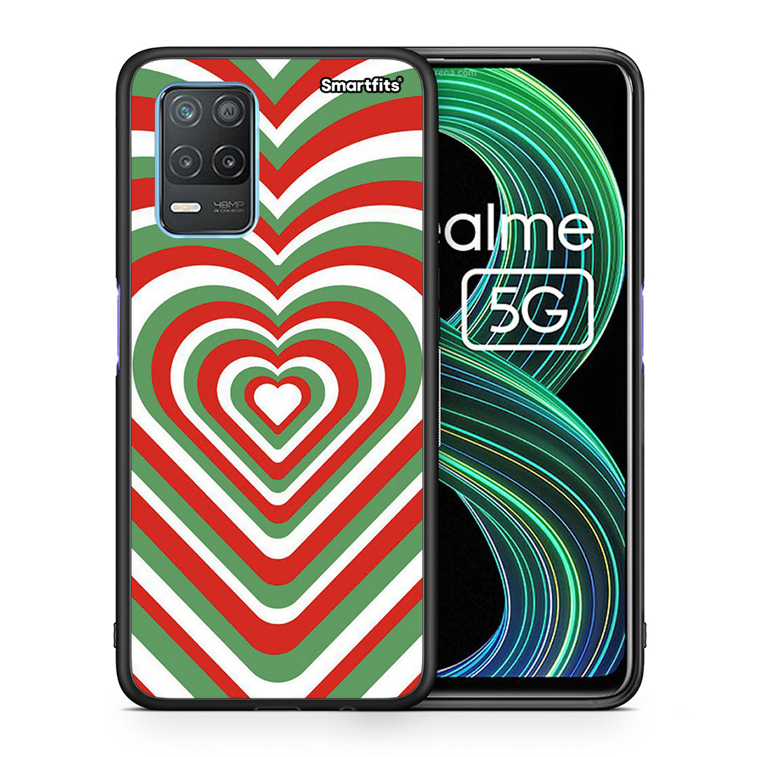 Christmas Hearts - Realme 8 5G θήκη