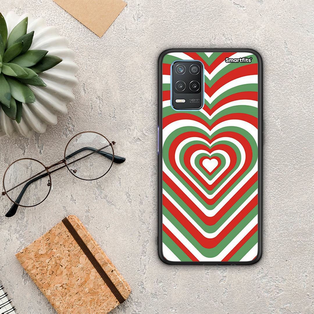 Christmas Hearts - Realme 8 5G θήκη