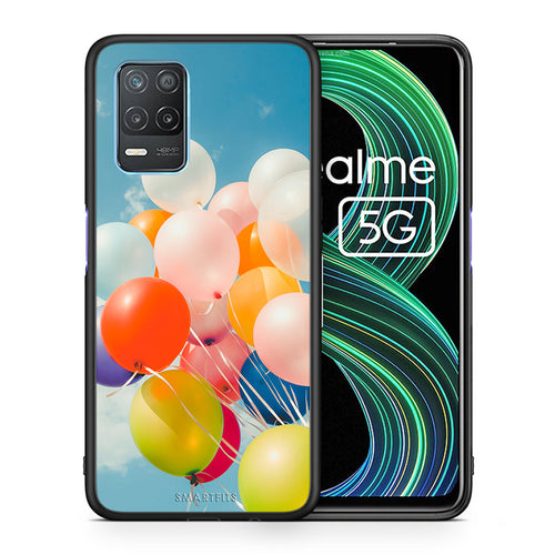 Colorful Balloons - Realme 8 5G θήκη