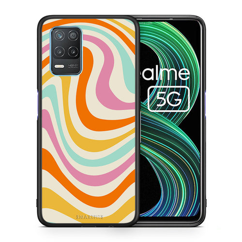 Colourful Waves - Realme 8 5G θήκη