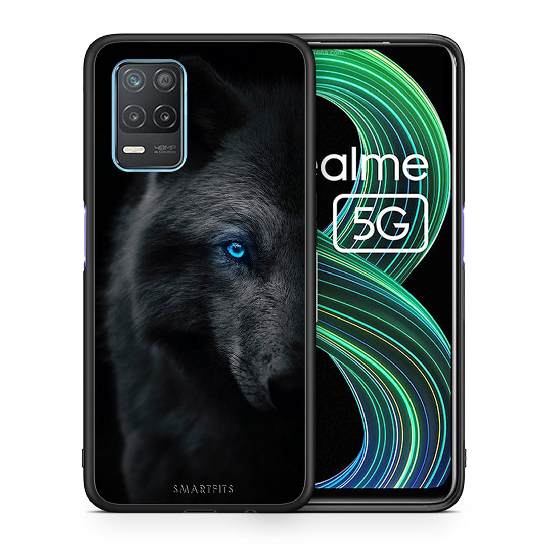 Dark Wolf - Realme 8 5G θήκη