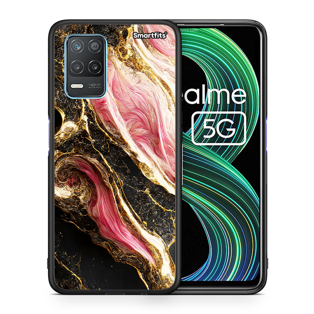 Glamorous Pink Marble - Realme 8 5G θήκη