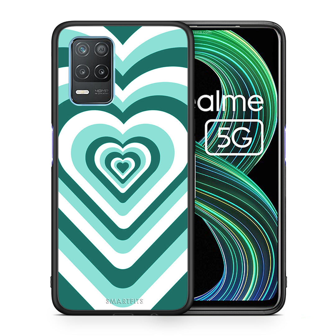 Green Hearts - Realme 8 5G θήκη