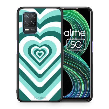 Green Hearts - Realme 8 5G θήκη