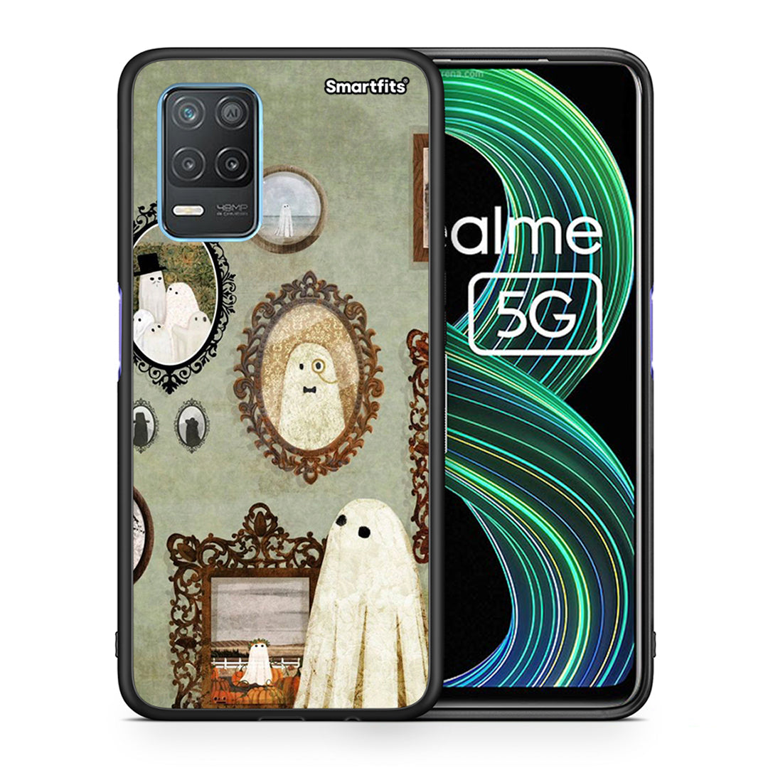Θήκη Realme 8 5G Halloween Ghost Season από τη Smartfits με σχέδιο στο πίσω μέρος και μαύρο περίβλημα | Realme 8 5G Halloween Ghost Season case with colorful back and black bezels