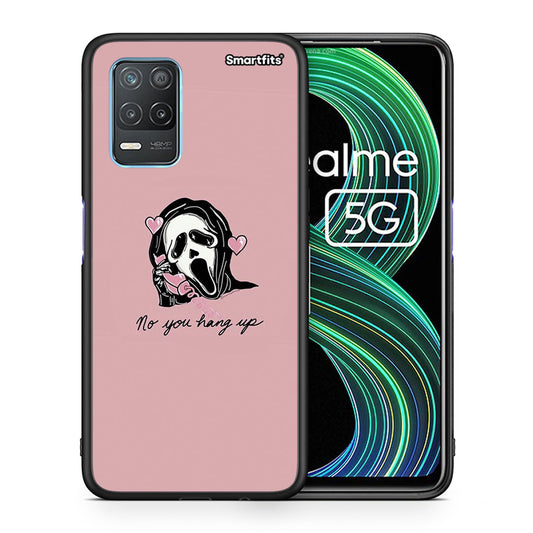 Θήκη Realme 8 5G Halloween Hang Up από τη Smartfits με σχέδιο στο πίσω μέρος και μαύρο περίβλημα | Realme 8 5G Halloween Hang Up case with colorful back and black bezels