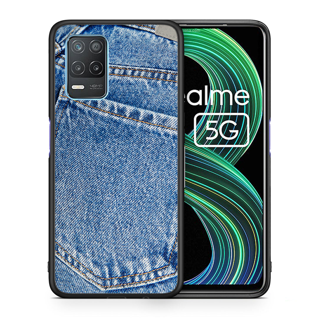 Jeans Pocket - Realme 8 5G θήκη