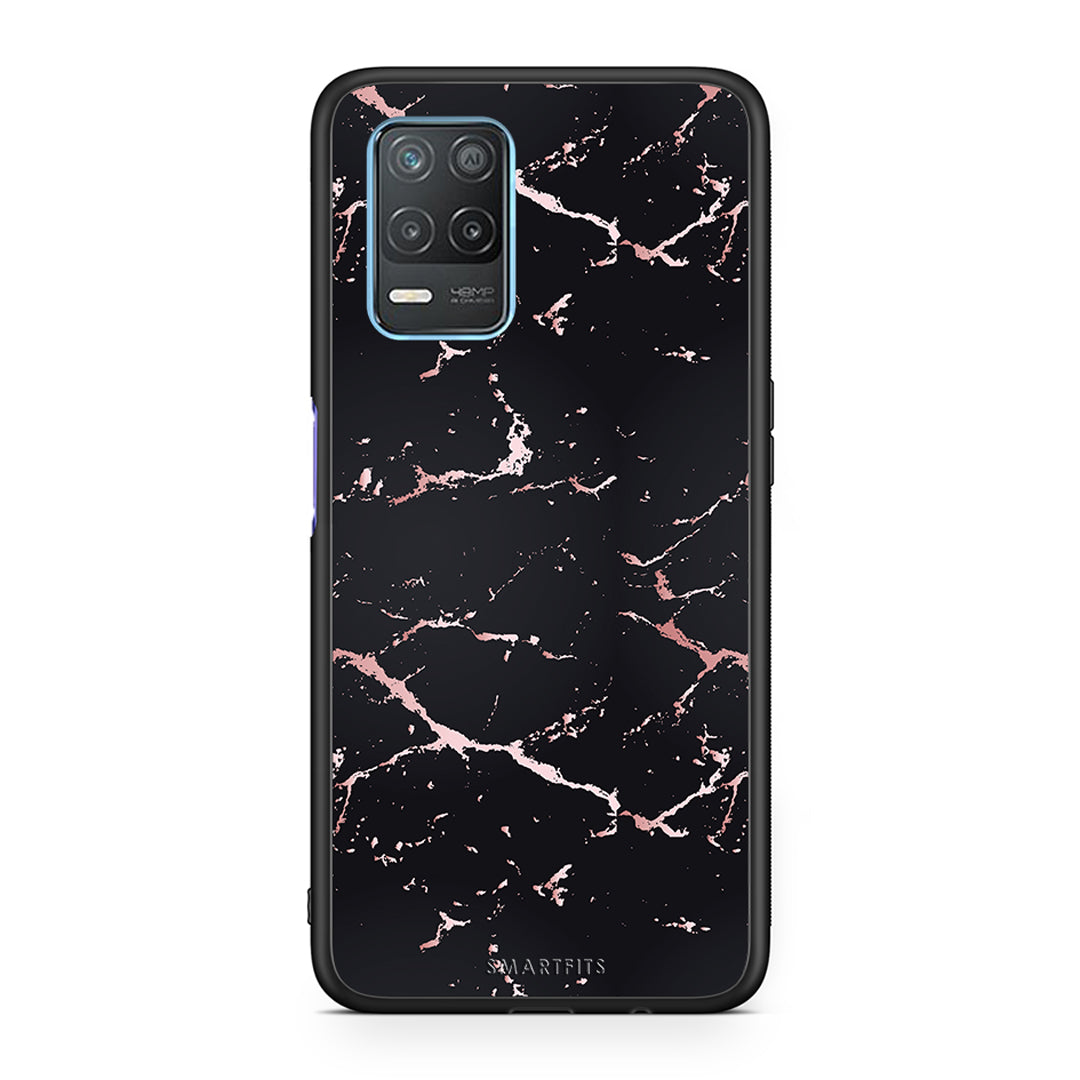 Marble Black Rosegold - Realme 8 5G θήκη